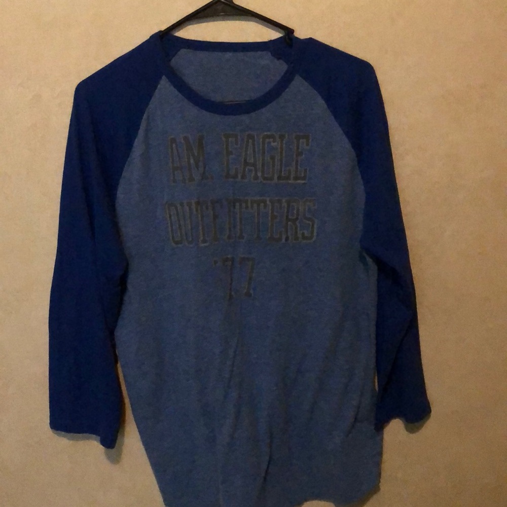 American Eagle 3 quarter sleeve shirt